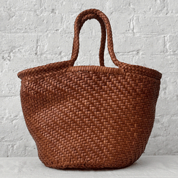 Leather Dragon Diffusion Martha Tote in Tan