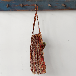 Maison Bengal Macrame Filet Bag in Multistripe