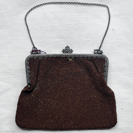 19th Century French Beaded Handbag