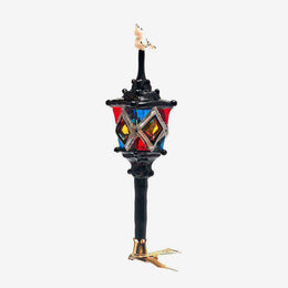 Black Lantern with Bird Clip-On Ornament