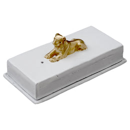 Gold Lion Incense Burner Box