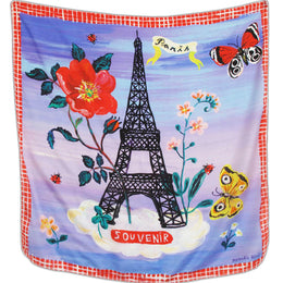 "Paris Souvenir" Silk Scarf