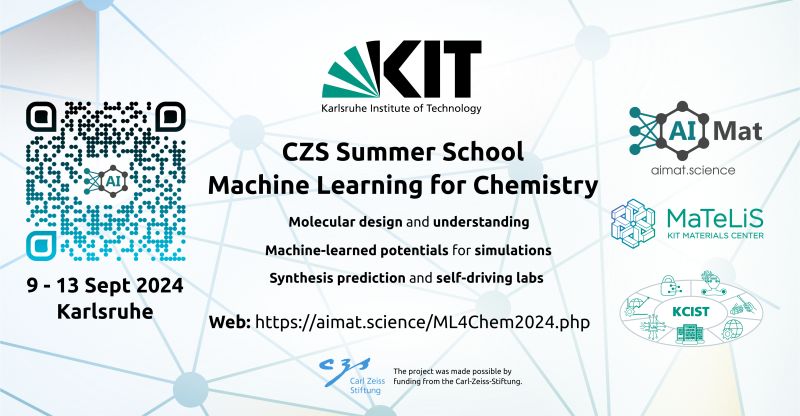 CZS Summer School Machine Learning for Chemistry 2024