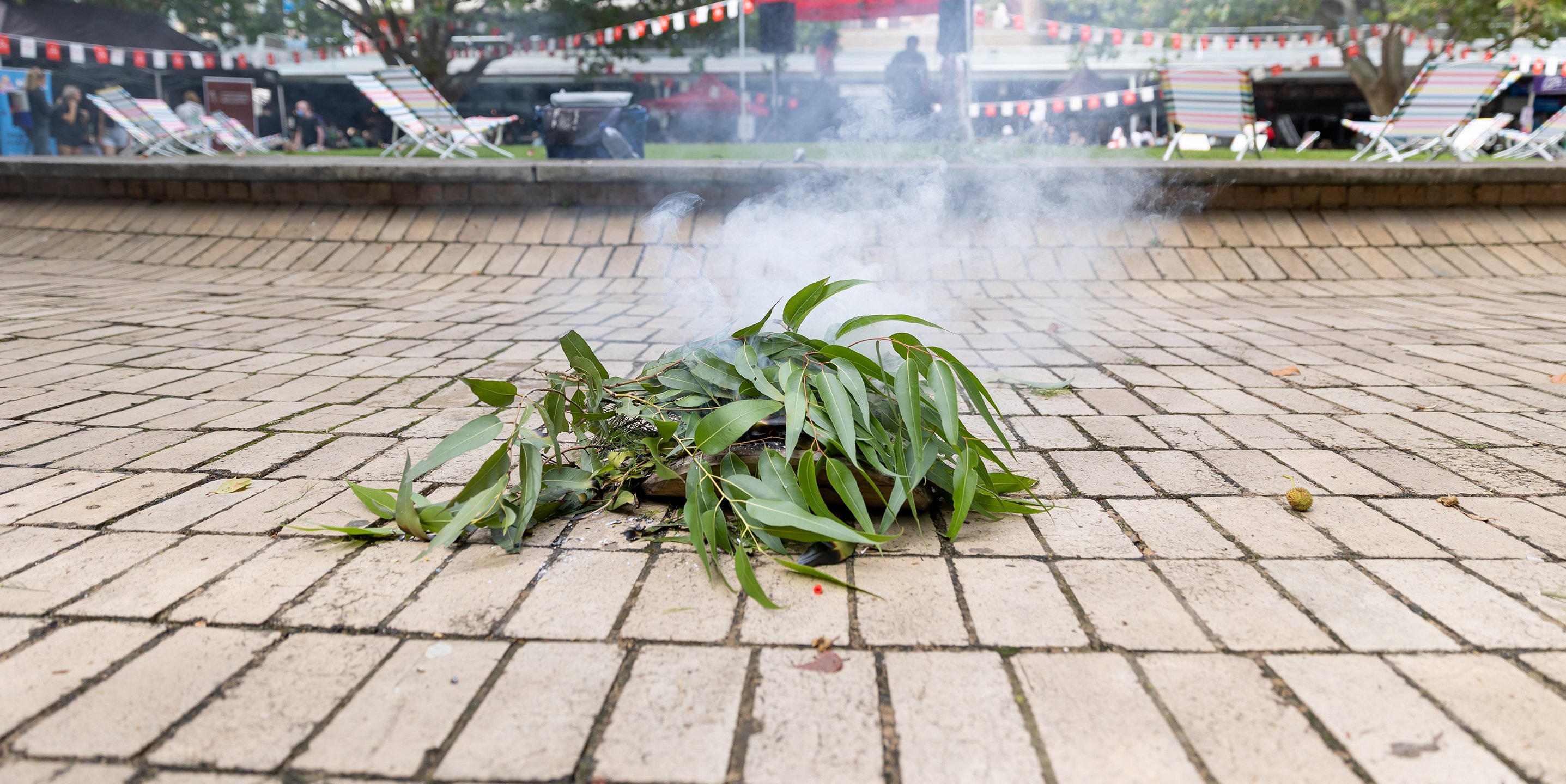 Smoking ceremony in the Agora