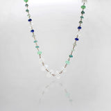 Elizabeth Moonstone Peruvian Opal Soul of the Sea Wirewrapped Necklace