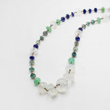 Elizabeth Moonstone Peruvian Opal Soul of the Sea Wirewrapped Necklace