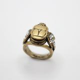 Elizabeth Scarab Eternal Life Egyptian Revival Ring