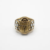 Elizabeth Scarab Eternal Life Egyptian Revival Ring