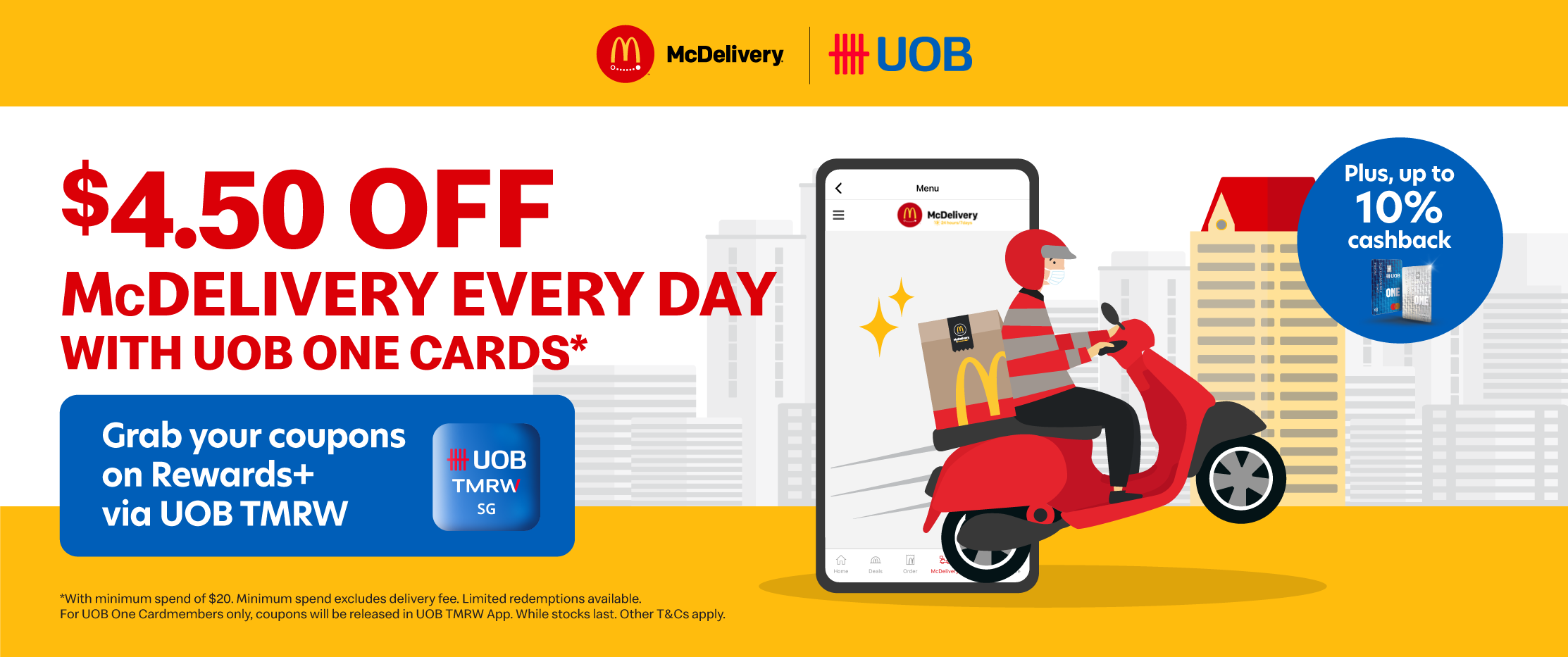 Save more with UOB One Cards