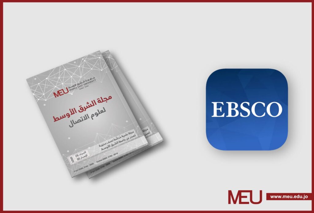 The Middle East Journal of Communication Studies is now listed and indexed in EBSCO databases.
