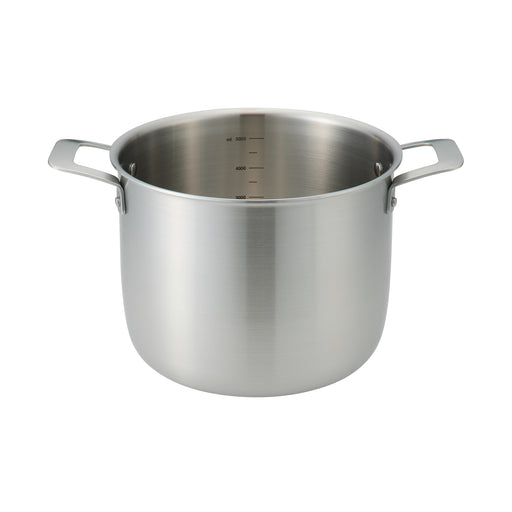 Stainless Aluminium 3-Layer Steel Saucepot 6.3 Qt MUJI