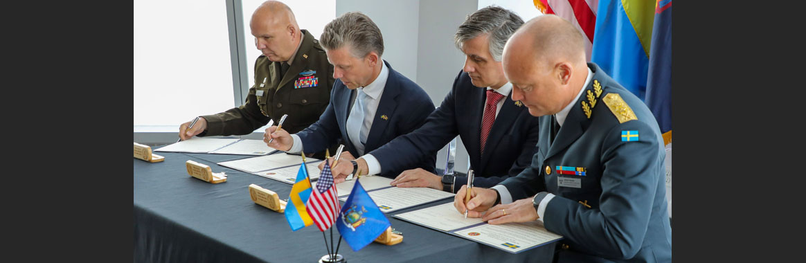 New York National Guard Enters State Partnership with Sweden