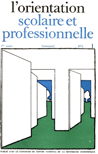 L'Orientation scolaire et professionnelle