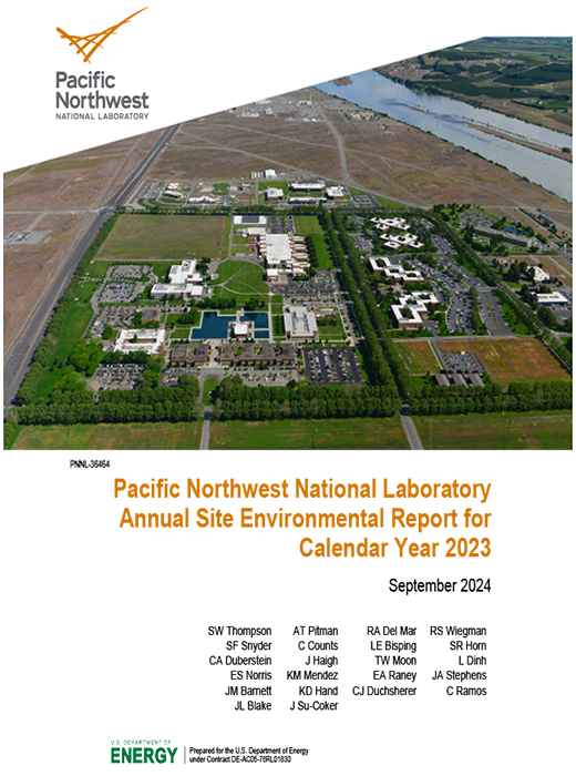Cover thumbnail of the 2023 PNNL Environmental Report