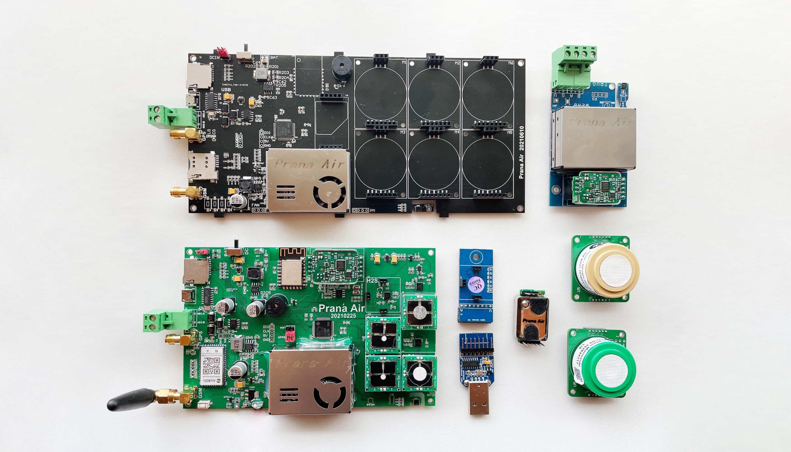 prana air quality sensor pcb board