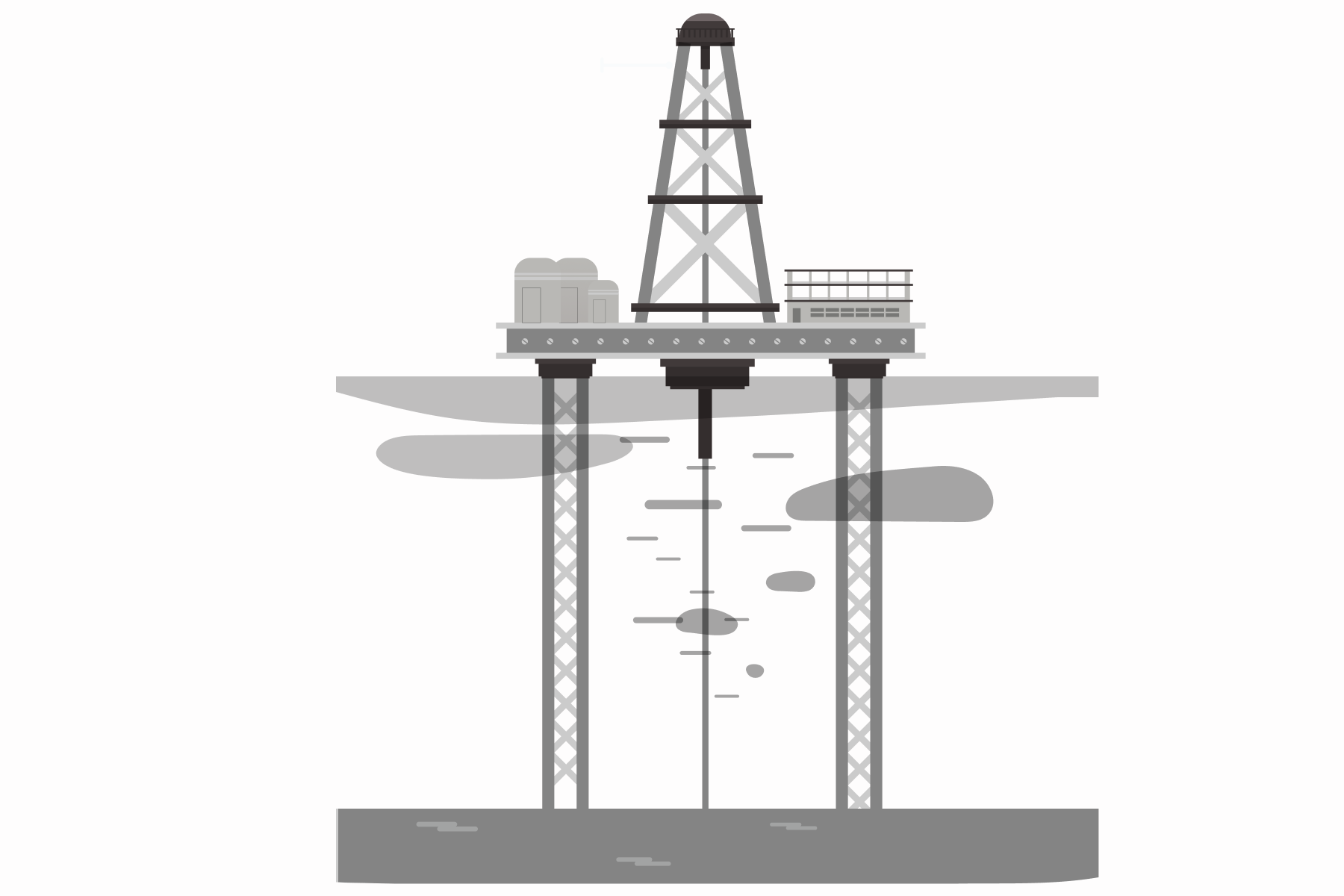 co from Extraction of gas from sea or land