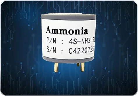 Prana Air's Ammonia gas sensor