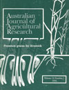 Australian Journal of Agricultural Research