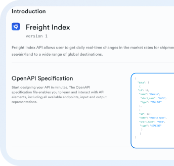 Freight Index API