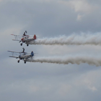 Student Warren's photo of one of the airshows