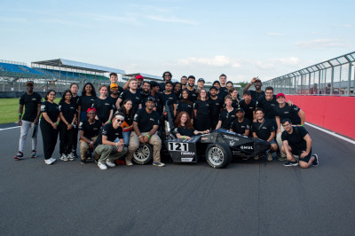 The Formula Student team at Silverstone