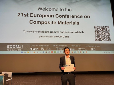 Wei Tan recieved the ESCM Young Researcher Award