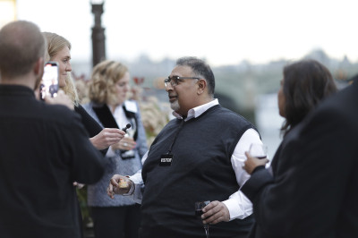 Ram being interviewed by the Queen Mary team