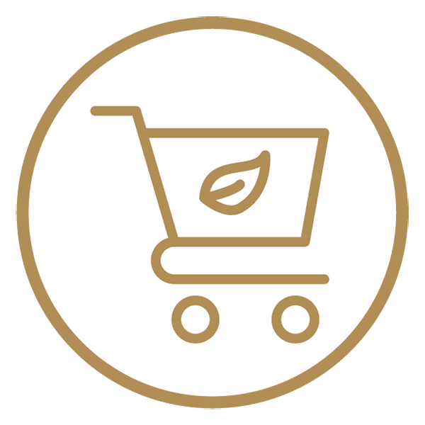 Icon showing a shoping cart