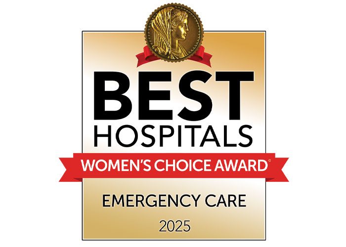 Best hospitals women's choice award emergency care 2025