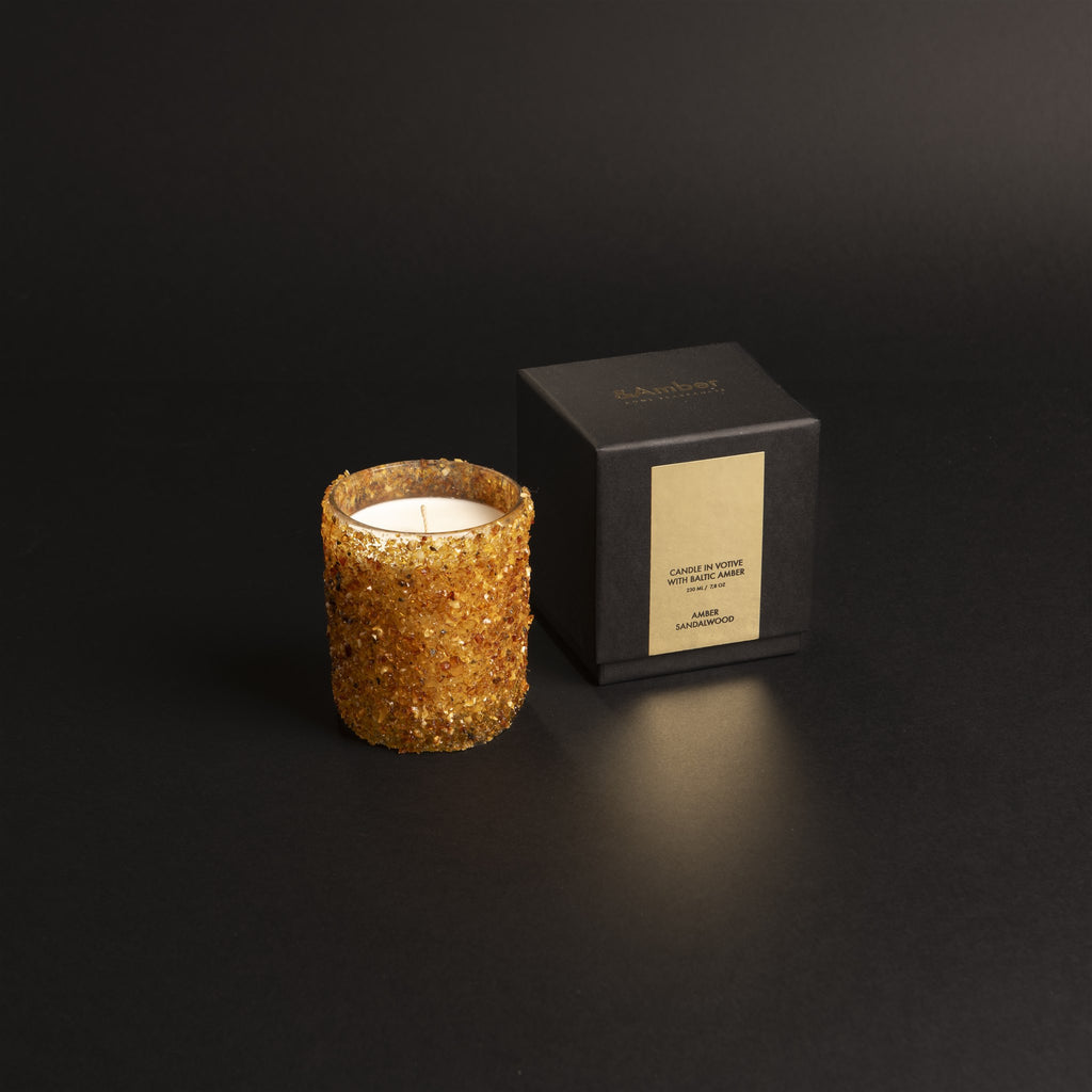 Amber - Sandalwood small candle