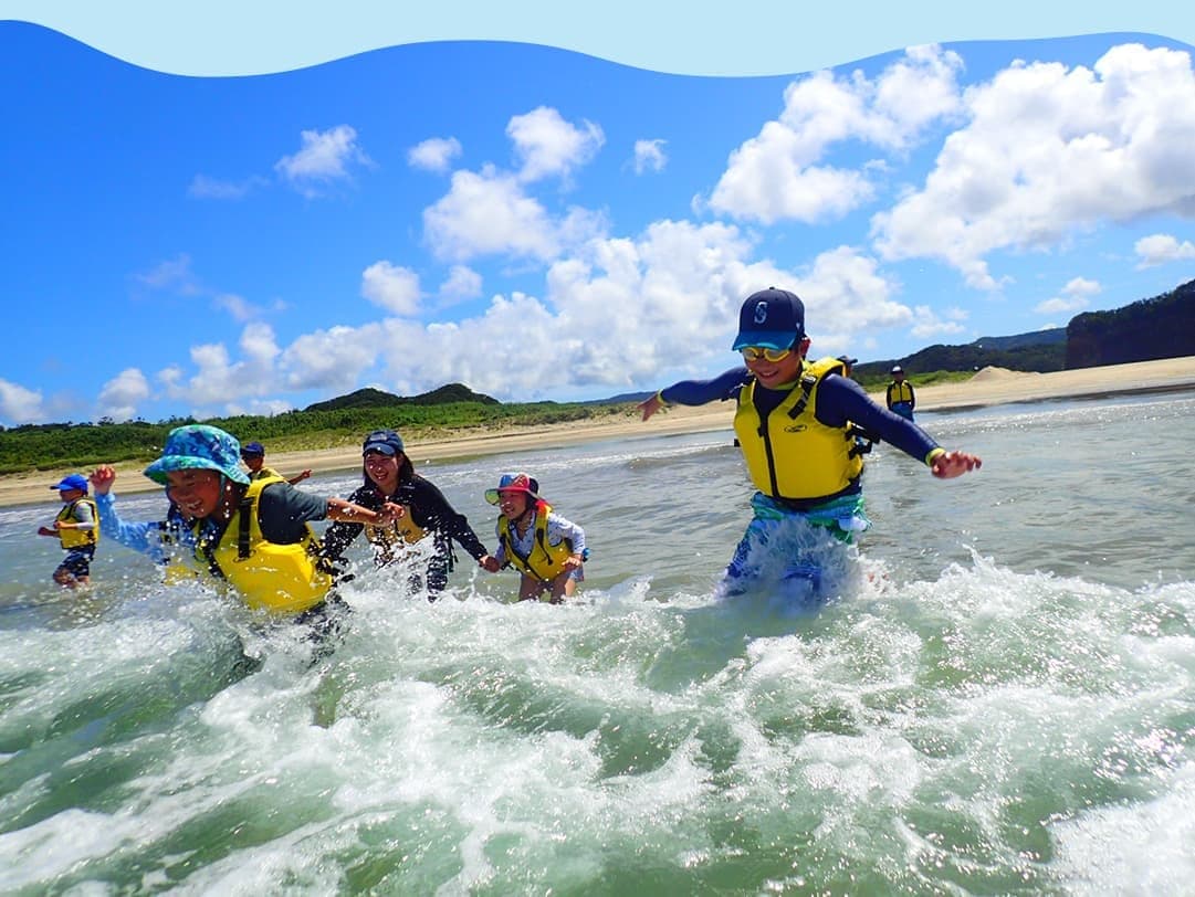 夏休みサマーキャンプ海遊び