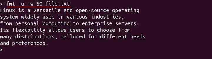 fmt Command in Linux7