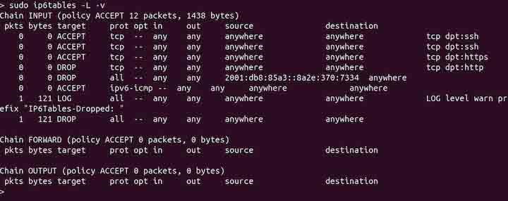 ip6tables Command in Linux3