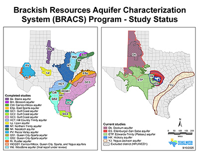 BRACS Studies Status Map