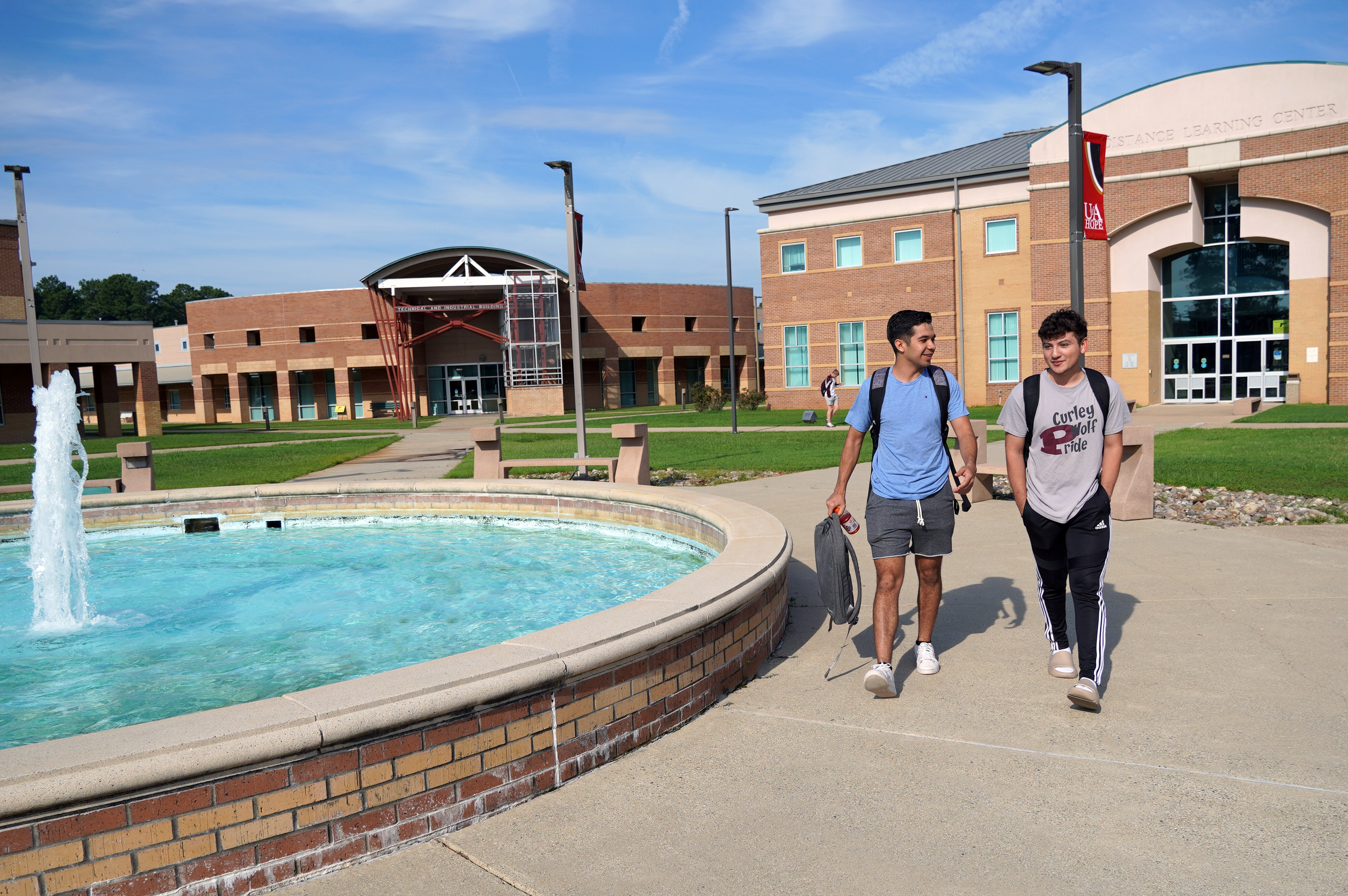 Students Walking on Campus