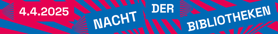 Banner der Kampagne für die "Nacht der Bibliotheken" am 4. April 2025