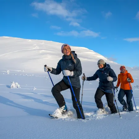 Snowshoeing