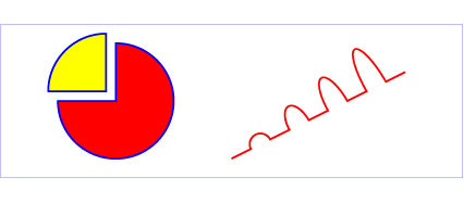 Example arcs01 — arc commands in path data