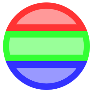 An image of circle drawing border lines with border-boundary: display