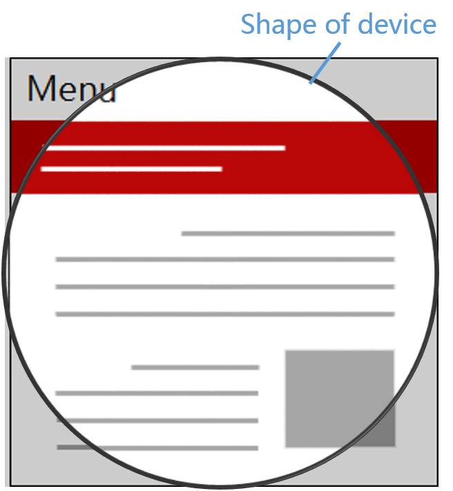 An image about the viewport applied to the bounding box specified with 'viewport-fit: cover'