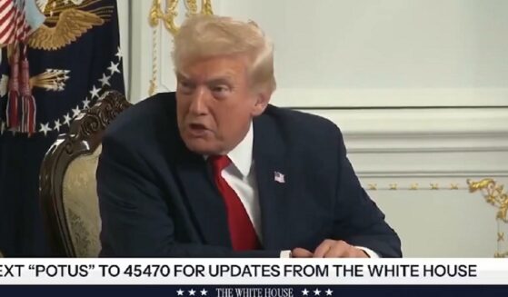 President Donald Trump snaps at a reporter Thursday during a news conference at his home in the Mar-a-Lago Club in Florida.