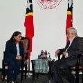 Saima Wazed, Regional Director, met with Kay Rala Xanana Gusmão, Prime Minister of Timor-Leste.