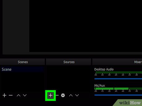 Step 2 Click + under “Sources.”