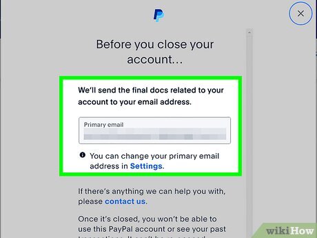 Step 6 Review the "Before you close your account..." page.