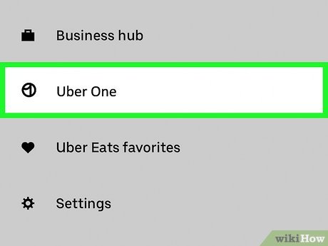 Step 3 Tap Uber One.