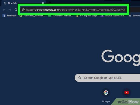 Step 4 Copy and paste the YouTube video's link into the address bar.