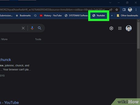 Step 9 While on the video page, click the code bookmark.