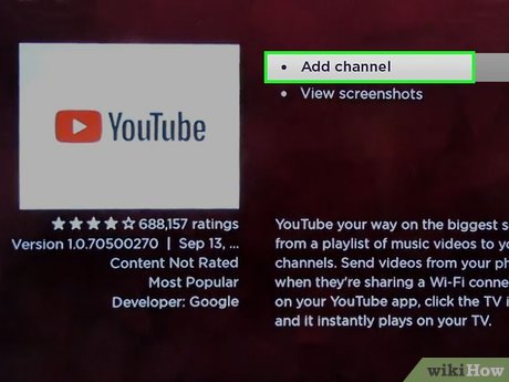 Step 5 Select "Add channel" and press OK.