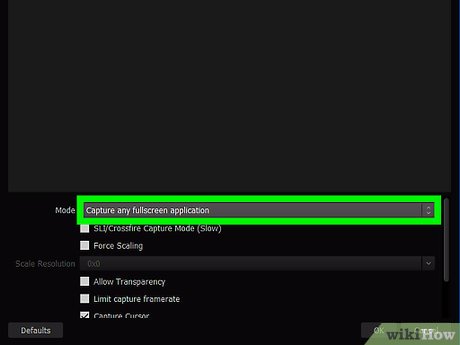 Step 6 Select a capture mode.