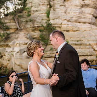 Wedding on Wisconsin Dells River